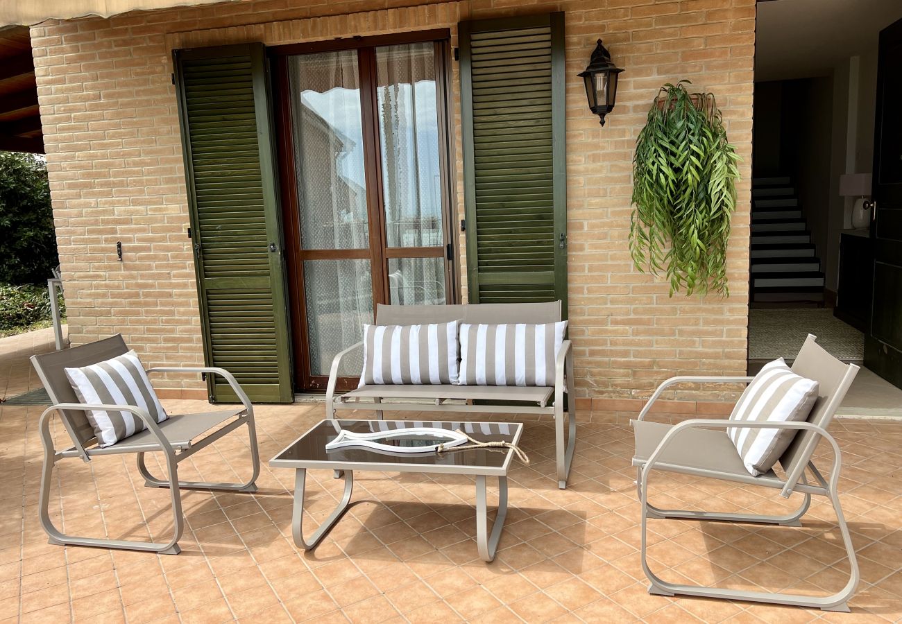 Villa a Grottammare - Villa Vista Mare e Giardino, pochi passi dal Borgo